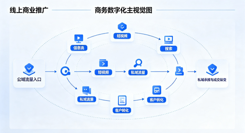 阿拉善盟线上商业推广怎么做？全域流量闭环搭建与低成本转化实战指南